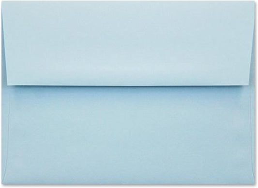 A7 Invitation Envelopes - Peel & Press - 24lb Heavy Duty Envelopes for Wedding Baby Shower Birthday Invitations - 5 1/4" x 7 1/4" (Pastel Blue, 500)