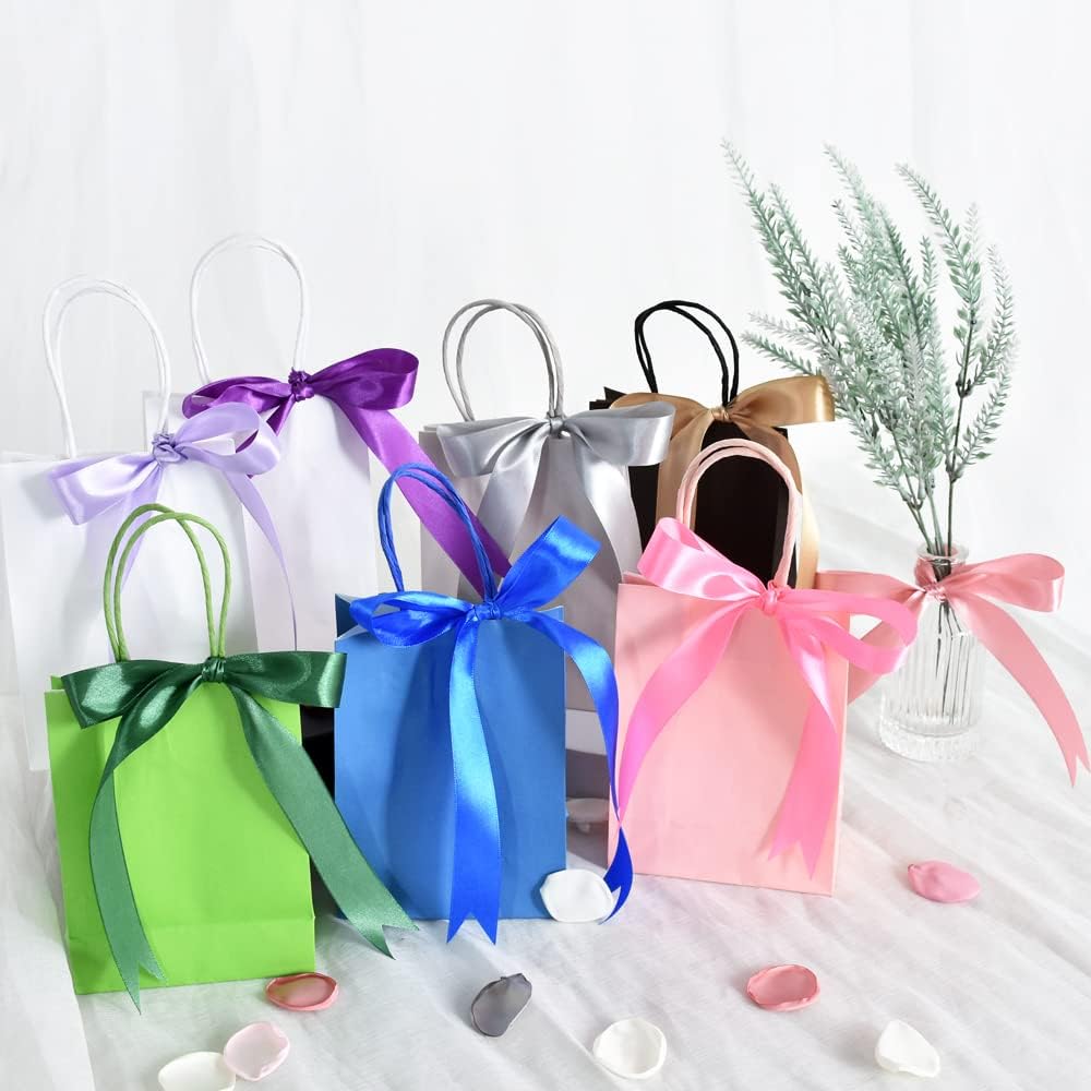 TONIFUL 1 Inch x 100yds Gold Satin Ribbon, Thin Solid Color Satin Ribbon for Gift Wrapping, Crafts, Hair Bows Making, Wedding Party Decoration, Invitation Cards, Floral Bouquets, Christmas