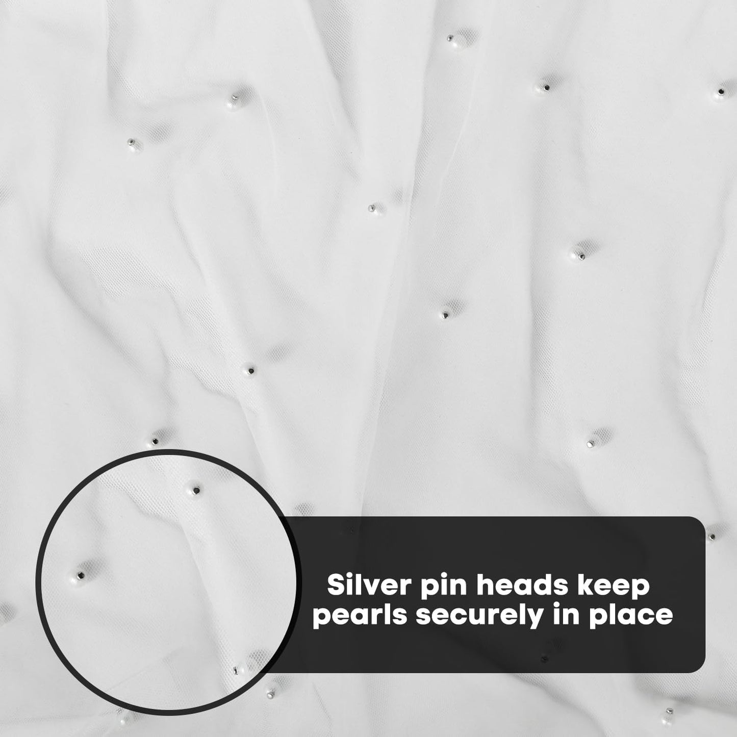 Artoid Mode Pearl Gauze Table Runner 120 Inch 10FT, Seasonal Sheer Dining Holiday Wedding Birthday Baby Shower Table Decor for Home Party