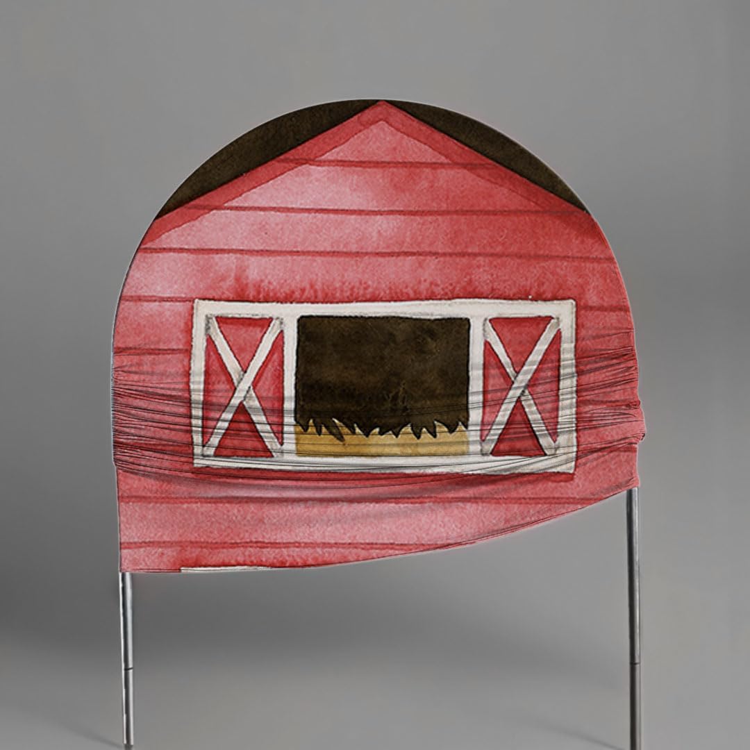 Arch Backdrop 7ft Height Chiara Arch Stand Covers Stretchy Spandex Fabric Farm Door Background for Birthday Baby Shower Party Decoration