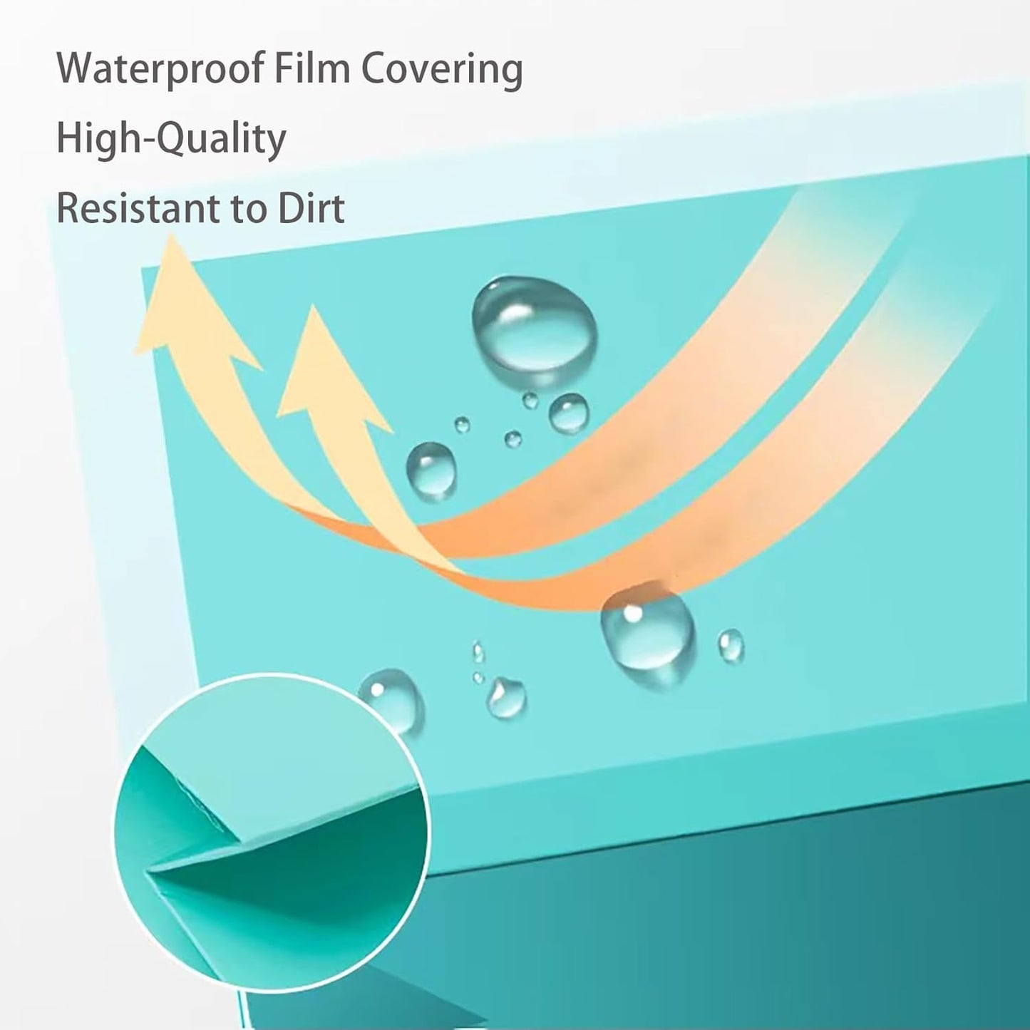 Teal Blue Paper Gift Bag 12 in Large Gift Box Square Bottom Kraft Paper Bags with Handles for Wedding Baby Shower Birthday Party (Teal Blue, 12 x 12 x 12 in, 10 CT)