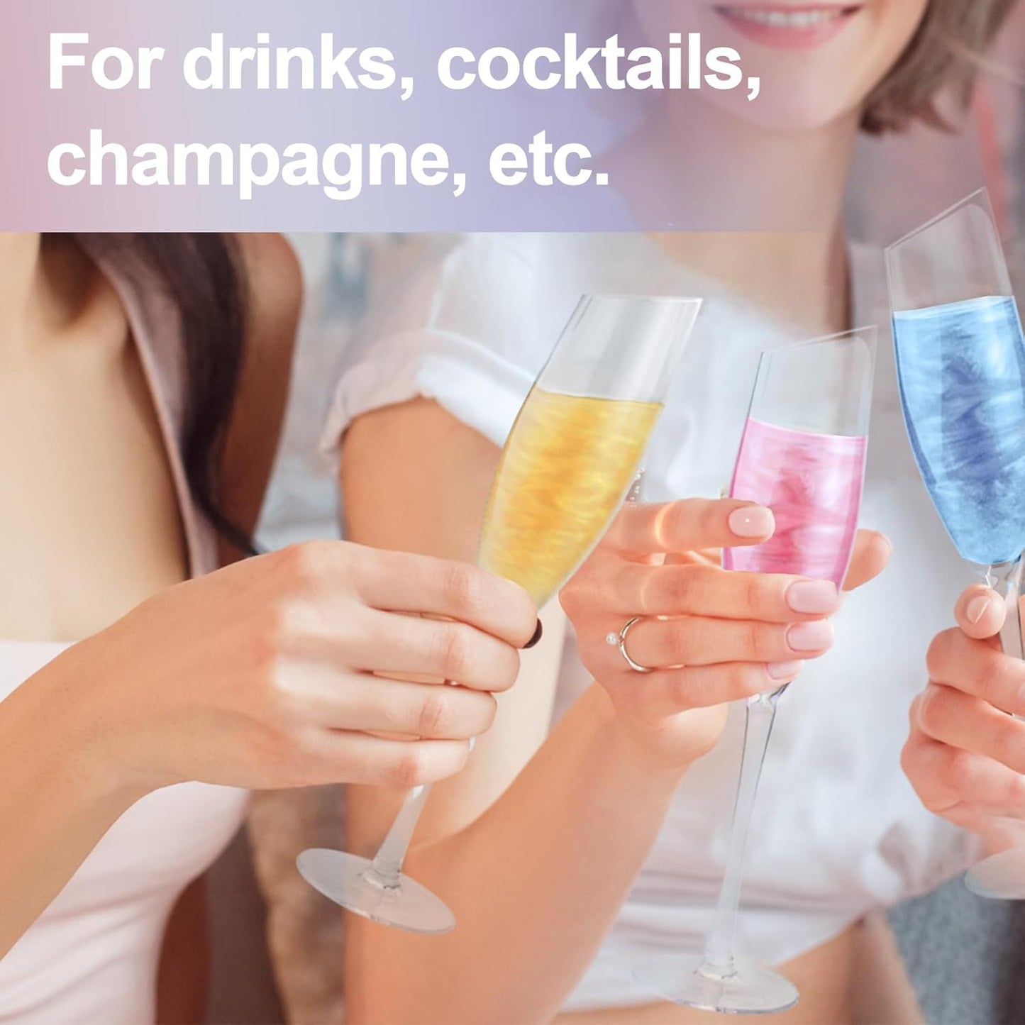 10 Colors Edible Glitter for Cocktails, Cakes, Drinks, Baking, Strawberries, Cupcakes, Cookies Decoration, Luster Dust Edible Set, Food Grade Glitter Shimmer Sprinkle Powder