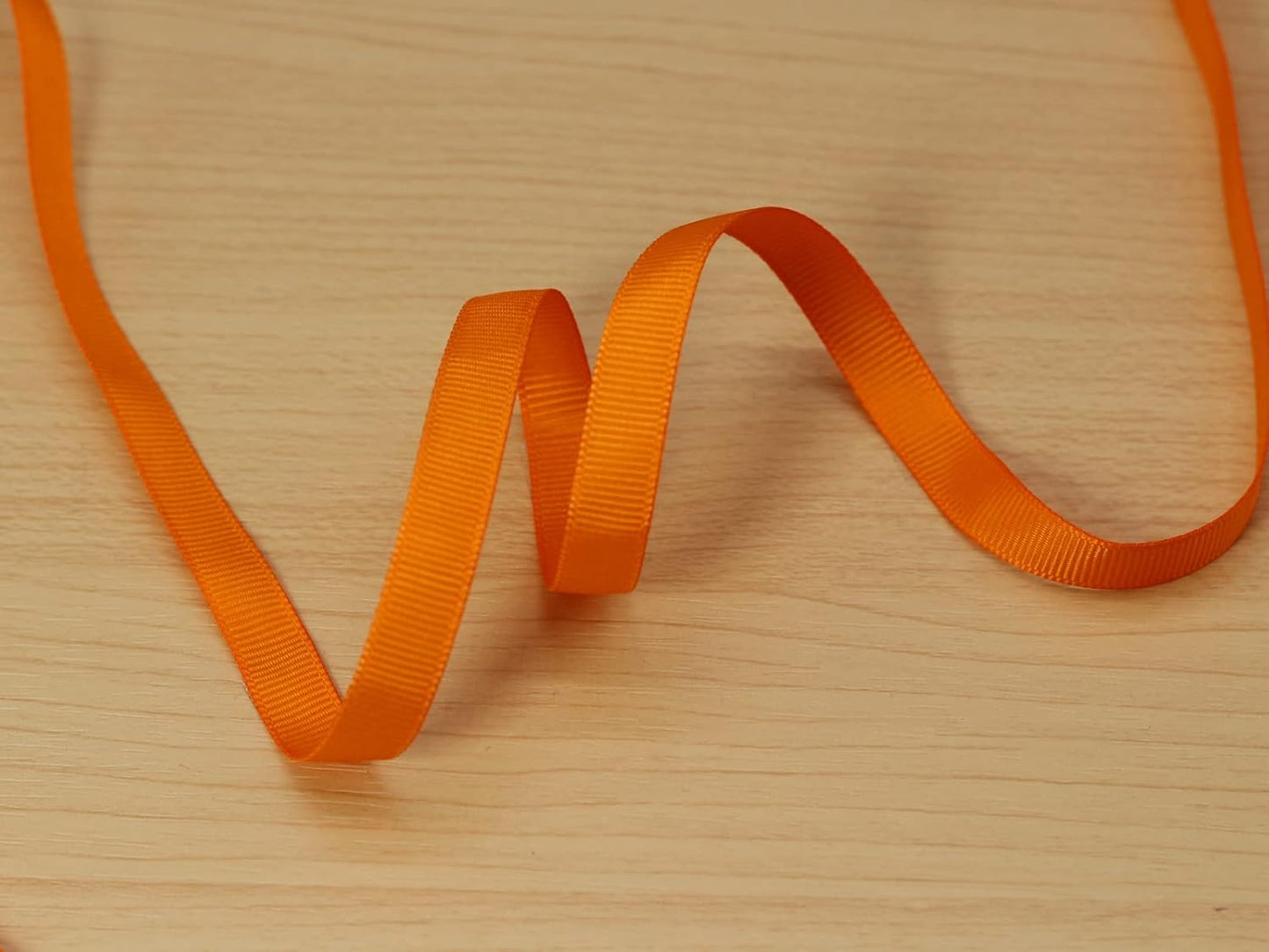 Jesep One Roll 100 Yards Soild Grosgrain Ribbon Boutique Gift Wrapping Package Ribbon, DIY Crafts Bow Hair Headband Accessories Assorted Ribbon #752 (3/8" 10mm, Orange)