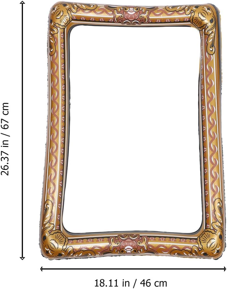 TENDYCOCO 1Pc Inflatable Frame Beautiful Selfie Picture Frame Chic Photo Booth Prop