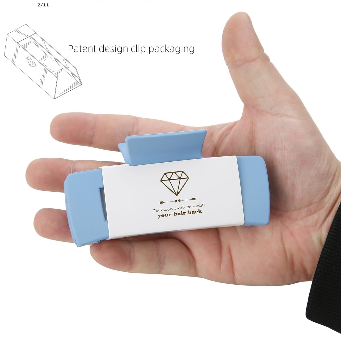 16pcs Bridesmaid Proposal Gifts 4.1inch square Matte Bachelorette Claw Clips Sunglasses set of 12 Girls Trendy Cute Hair Clips for Wedding Party Favors (White&Pink16pcs)