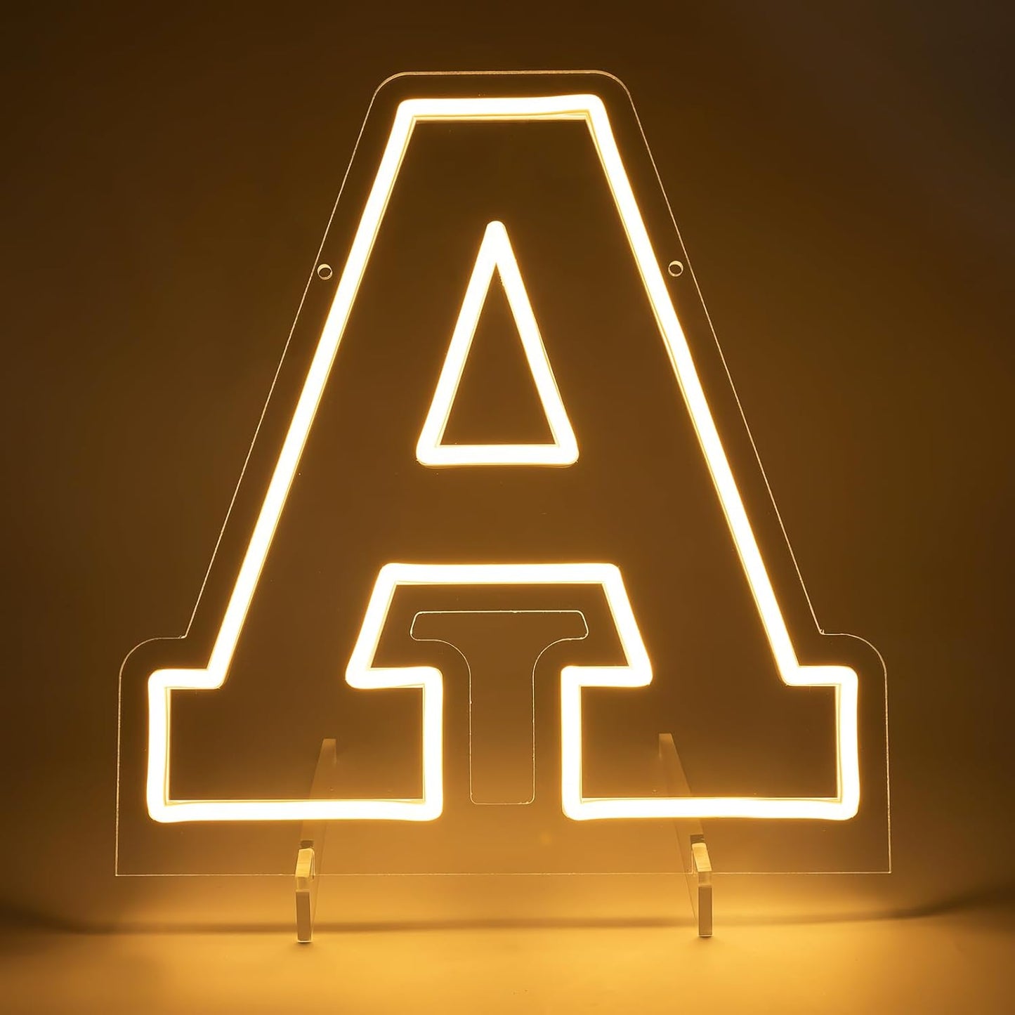 Light Up Letters A, Led Marquee Letter Lights Neon Sign, 13.9" Height Decorative Lighted Alphabet Number, Battery/USB Powered Led Letters Lights for Wedding, Birthday, Party, Christmas or Home Decor