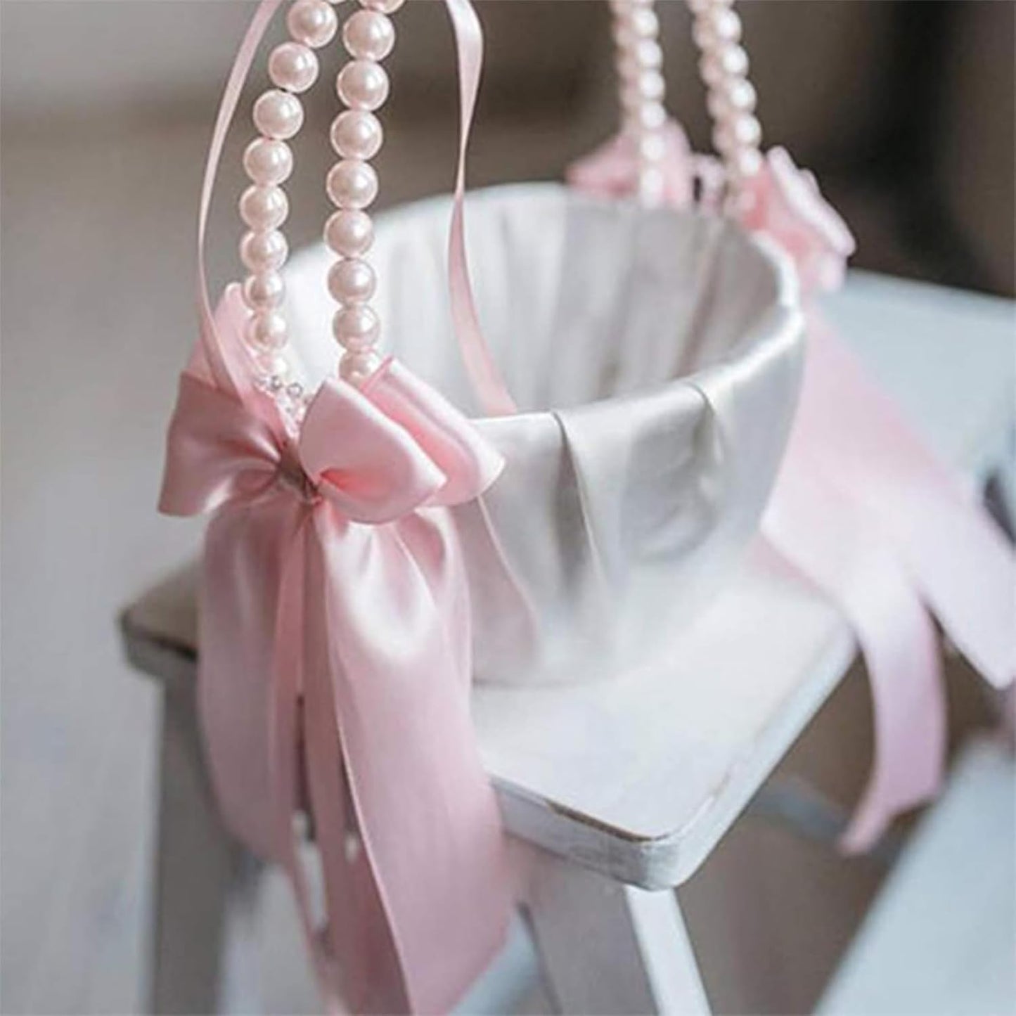 5/8 Inch Light Pink Satin Ribbon 50 Yards Solid Fabric Ribbons for Gift Wrapping, Crafts and DIY Projects, Bows Making, Wedding, Party, Holiday Decor