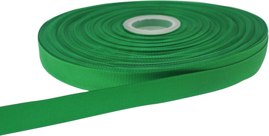 Jesep One Roll 100 Yards 5/8" Soild Grosgrain Ribbon Boutique Gift Wrapping Package Ribbon, DIY Crafts Bow Hair Headband Accessories Assorted Ribbon#553 (5/8" 15mm, Green)