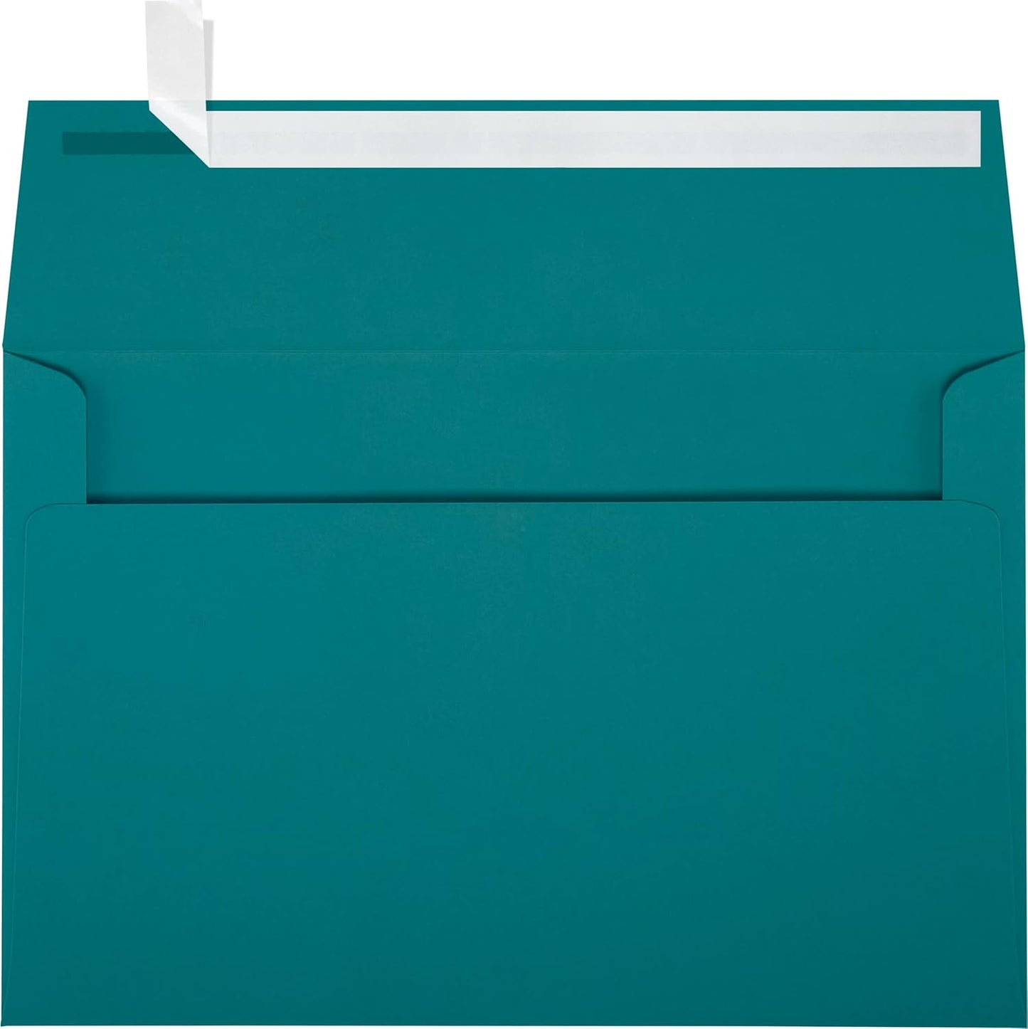 LUXPaper A9 Invitation Envelopes | Peel & Press | 5 3/4" x 8 3/4" | Teal | 80lb. Text | 50 Qty