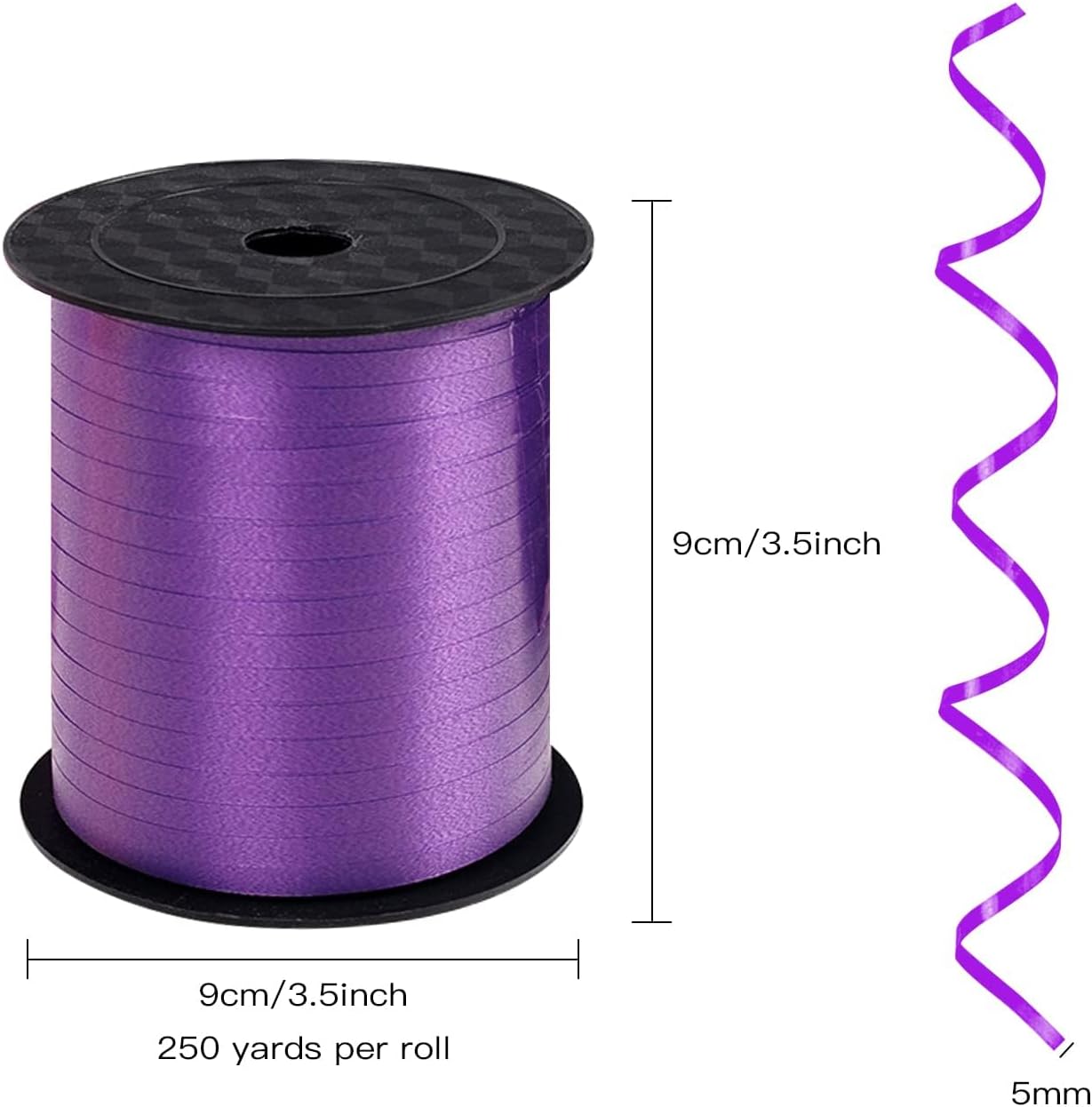 7 Pack Curling Ribbon - 1750 Yards Crimped Balloon Ribbon - Gift Wrap & Crafts (Colorful) For Mothers Day, Birthday, Wedding, Party Decoration