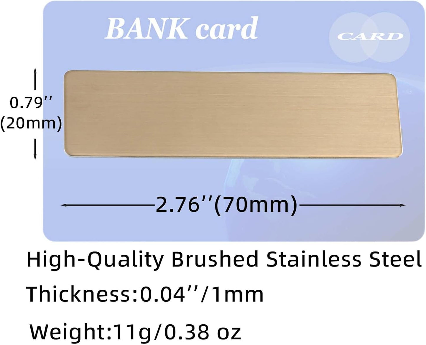 Stainless Steel Bronze Custom Name Tags with Pin or Magnet Adhesive Tape,Personalized,Customizable Name Tags,Custom ID Badge for Employee,Workers,Cops, Nurses, Doctors,Teachers(Rosegold)