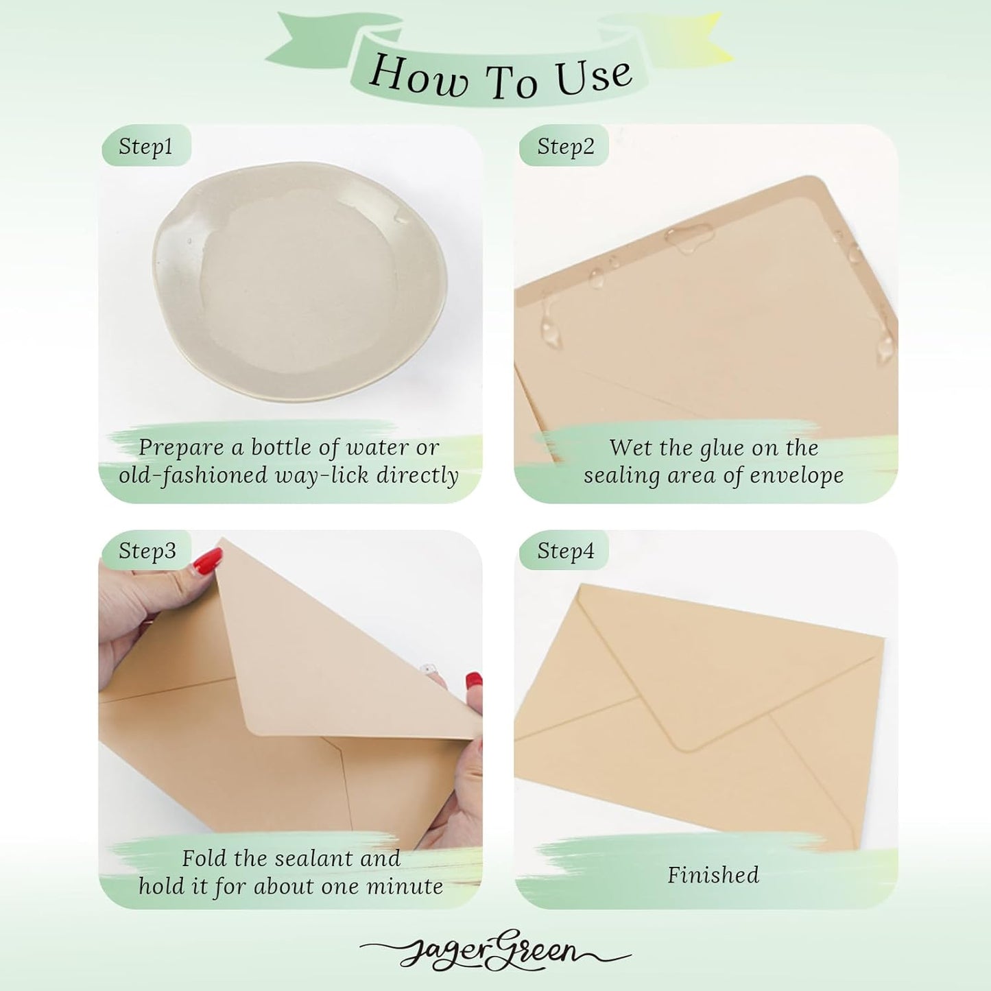 50 Pack 5x7 Envelopes Letter Size, Brown A7 Envelopes Self Seal for Wedding Invitation, Envelope 5.4x7.6 for Greeting Cards, Photos, Baby Shower, Graduation, Thank You Cards, Announcements