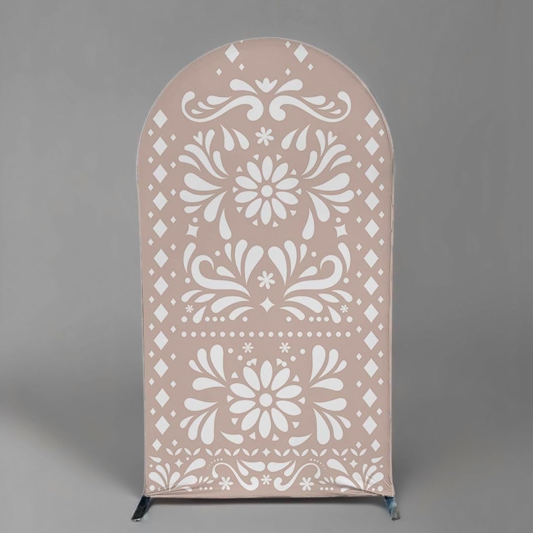 Mexico Theme Arch Stand Covers Fiesta Wedding Party Elastic Fabric Background Birthday Baptismx Baby Shower Decor Props (Customized,G-3738)