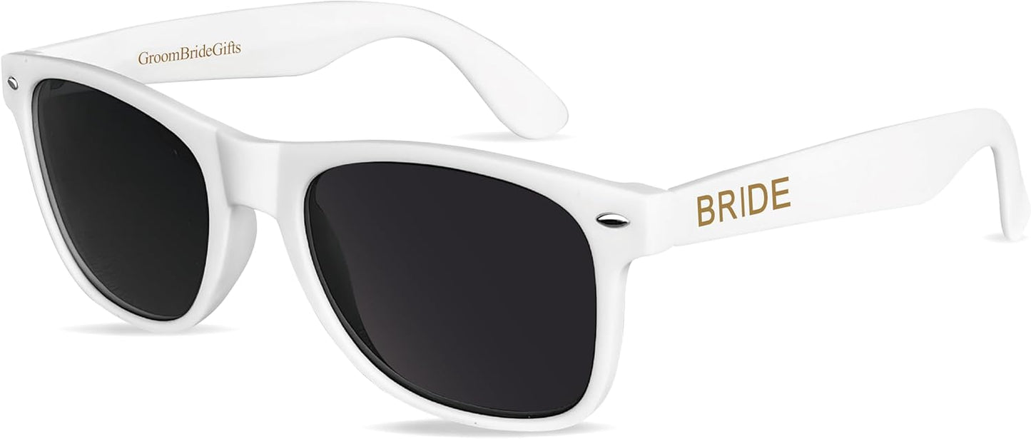 Bride and Groom Polarized Sunglasses for Wedding – UV400 Protection, Lightweight & Stylish Couple Sunglasses