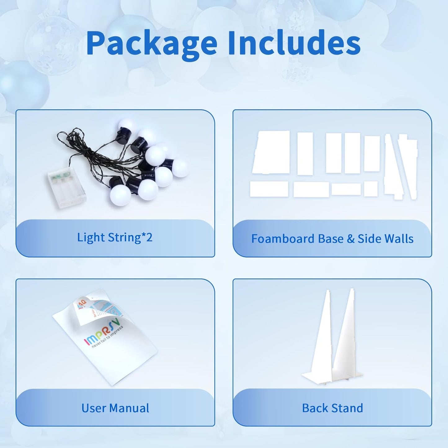 imprsv Marquee Numbers Large 20th-Birthday Decorations: 4ft Light Up Number Party Decor 20 Year Old Women and Men Birthday Decoration Backdrop Anniversary Cardboard Big Mosaic Balloon Frame Number 20