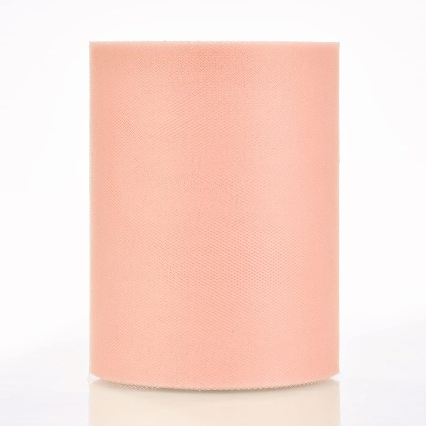 Tulle Rolls 6” by 100 Yards (300 feet) Tulle Roll Spool Fabric for DIY Tutu Skirts Wedding Baby Shower Crafts Decorations Party Supplies(New-Champagne)