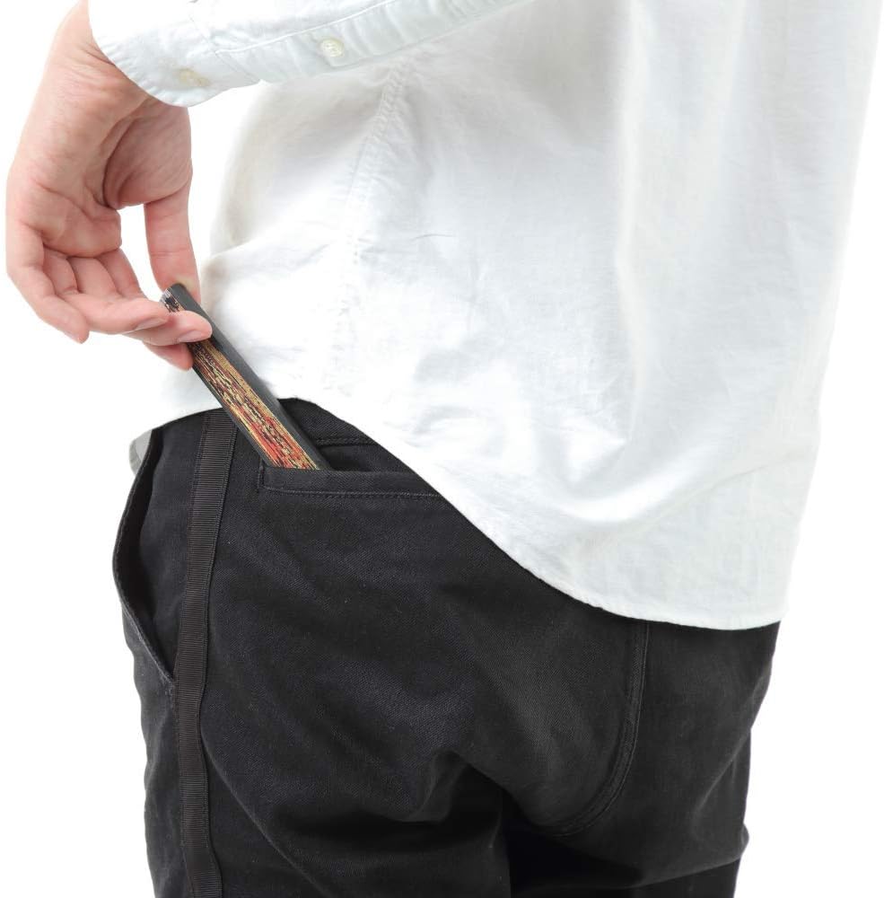 Terra Distribution Folding Fan [Japan Import] Hand Fans for Women Foldable, Japanese Fan, Unique Design, Handmade Bamboo, Silk Fan, 8.6" (22cm), Abanicos de Mano (900 (Dragon, Tiger))