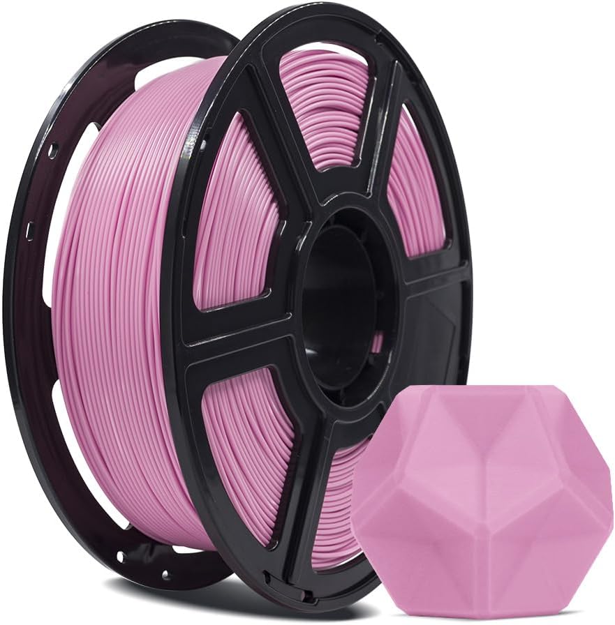 FLASHFORGE 3D Printer Filament, PLA PRO Filament 1.75mm, 1KG Spool (2.2lbs), Dimensional Accuracy +/- 0.02mm for FDM 3D Printers, Better Tenacity & No Knotting (Pink)