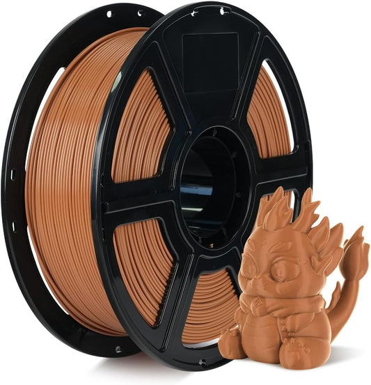FLASHFORGE Rapid PLA Filament 1.75mm, High Flow Speedy 3D Printer Filament, Experience Exceptional Performance with 500mm/s High-Speed Printing, Neatly Wound & Top-Notch Filament (Light Brown)