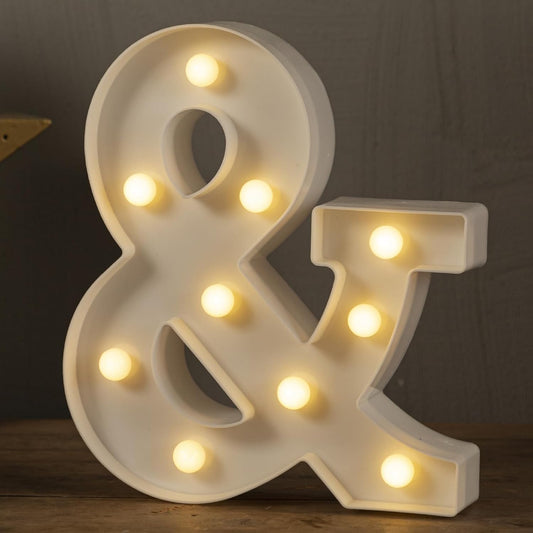 HXWEIYE Light Up Letters LED Marquee Sign 26 Alphabet and 10 Number Big Lights for Party Birthday Bar Battery Powered Christmas Decor (Warm White)