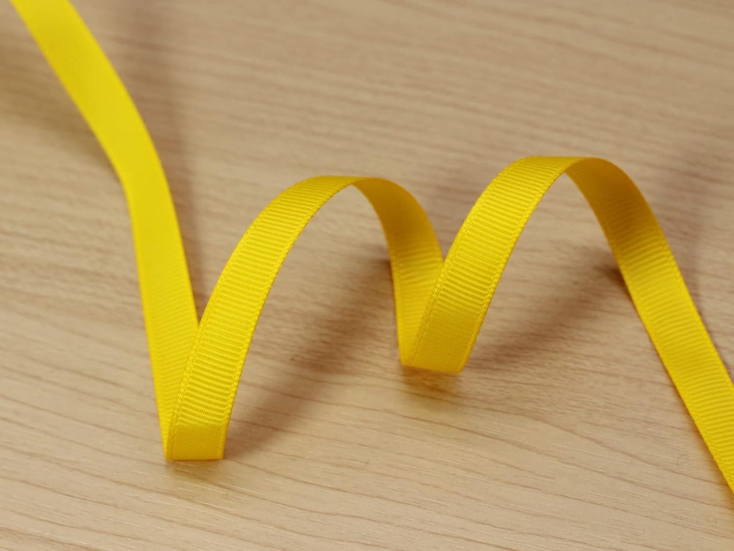 Jesep One Roll 100 Yards Soild Grosgrain Ribbon Boutique Gift Wrapping Package Ribbon, DIY Crafts Bow Hair Headband Accessories Assorted Ribbon #642 (3/8" 10mm, Gold)