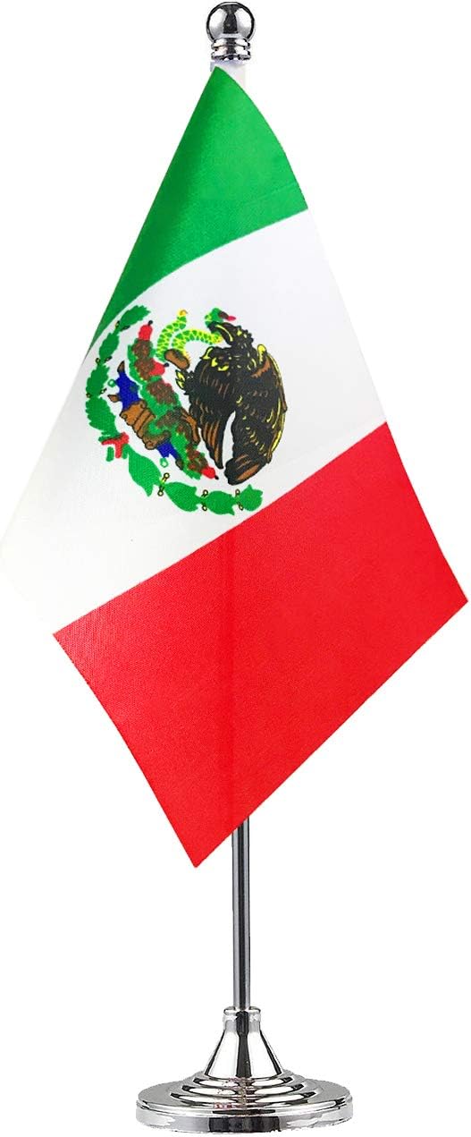Mexico Mexican Flag Table Desk Flags,Office Flag,International World Country Flags Banners,Festival Events Celebration,Office Desk Home Decoration
