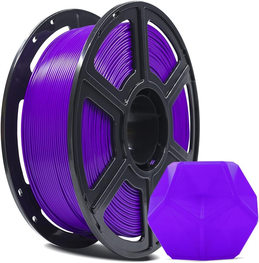 FLASHFORGE 3D Printer Filament, PLA PRO Filament 1.75mm, 1KG Spool (2.2lbs), Dimensional Accuracy +/- 0.02mm for FDM 3D Printers, Better Tenacity & No Knotting (Purple)
