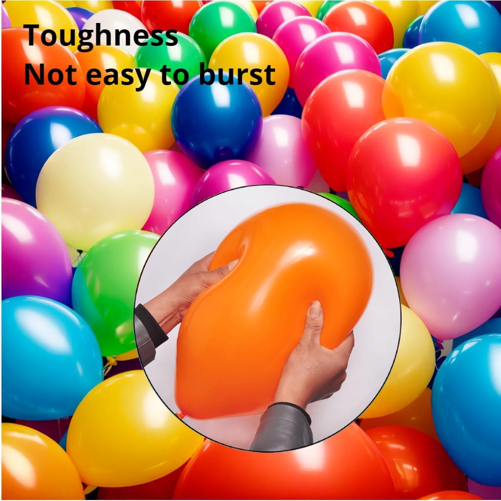 600 Pcs Balloons 15 Kinds Colors 12 inch Latex Rainbow Party Balloon Bulk for Various Party Events Decorations