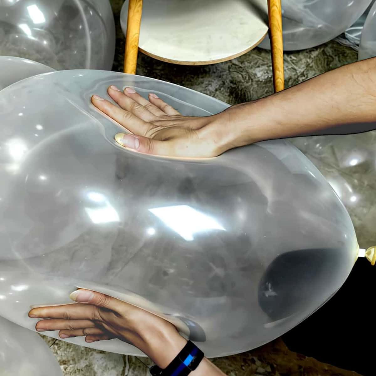 50 Pack Clear Balloons 24 Inch Clear Latex Balloon - Stunning and Versatile Decorations for Any Occasion