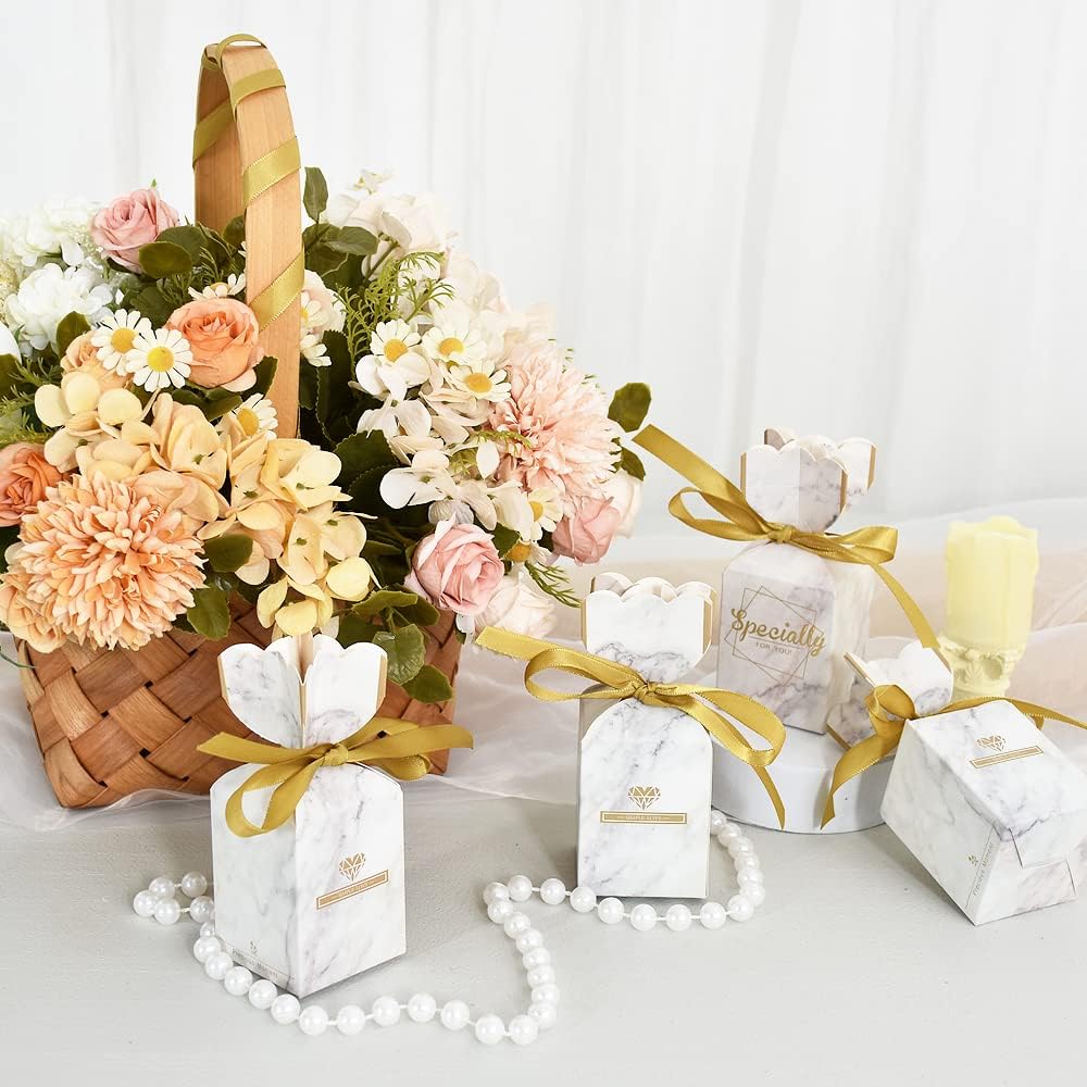 TONIFUL 3/8 Inch x 100yds Dark Gold Satin Ribbon Thin Solid Fabric Ribbons Roll for Gift Wrapping Invitation Floral Hair Balloon Craft Sewing Party Wedding Popsicles Decoration Valentine's Day Bouquet