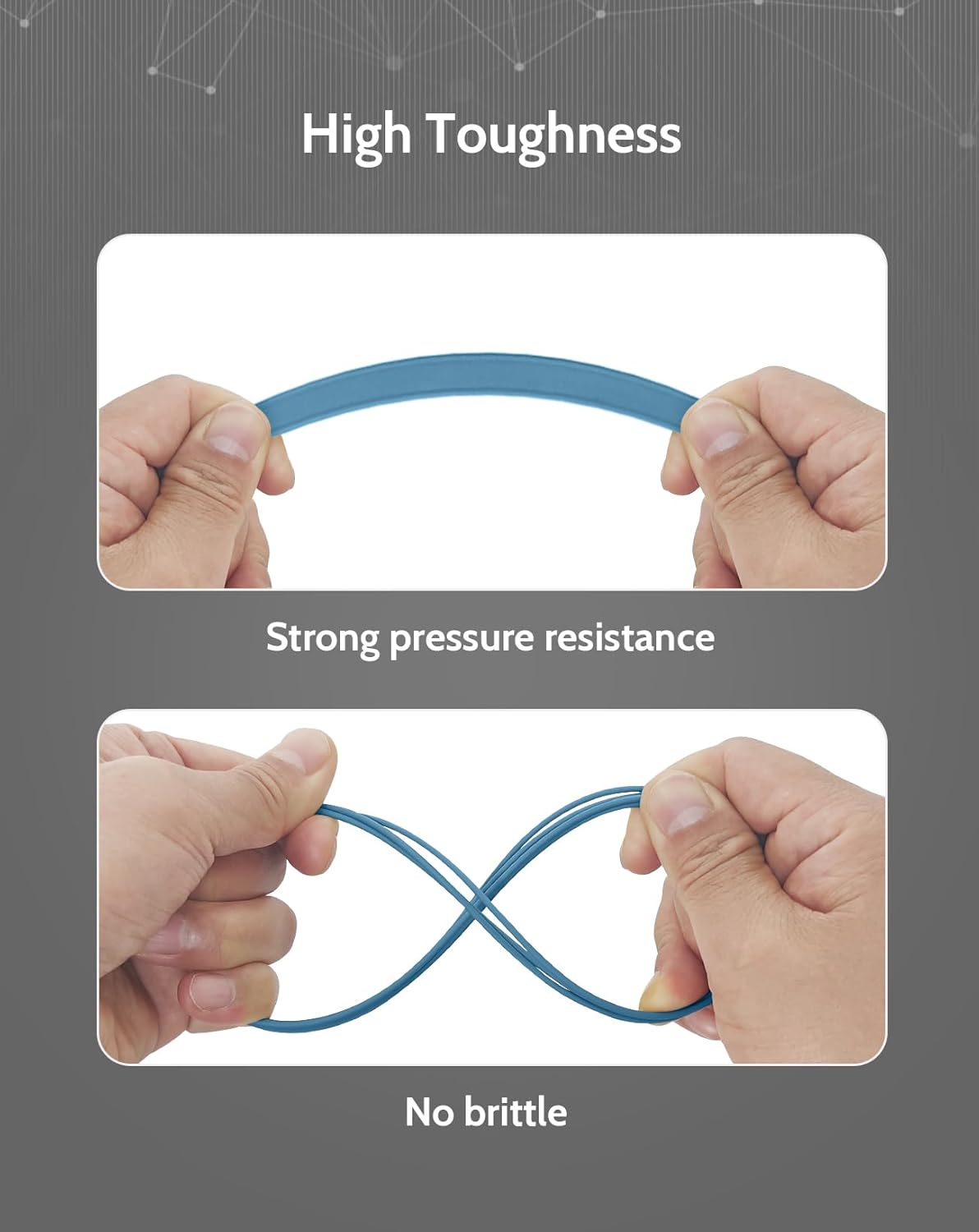 DURAMIC 3D PLA+ Filament 1.75mm 1Kg Denim Blue, PLA Plus Filament 1Kg Spool(2.2lbs) Tougher and Stronger, Dimensional Accuracy Probability +/- 0.02mm