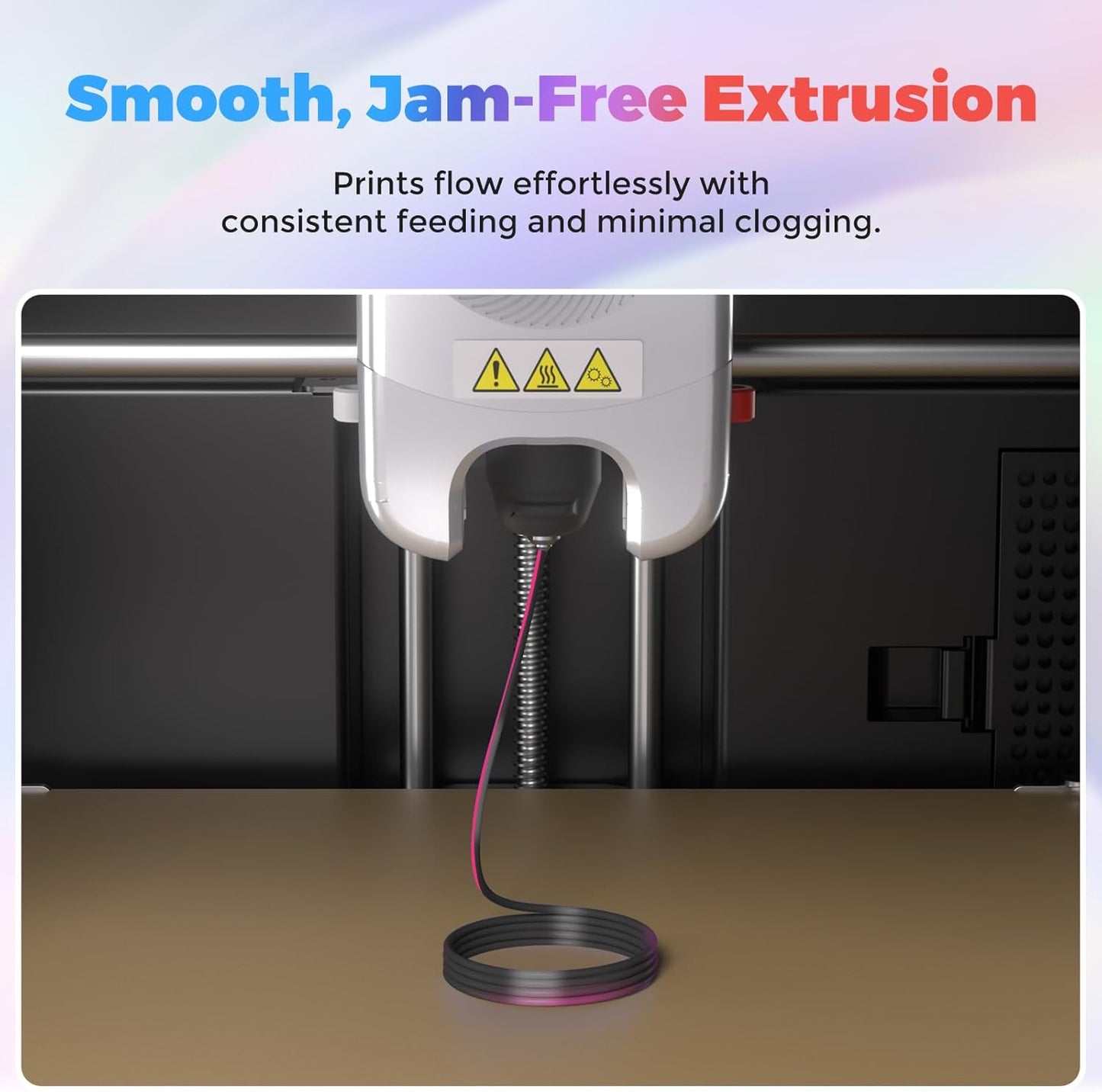 FLASHFORGE Silk Dual Color Filament, Black and Red 2 in 1 Coextrusion Silk PLA Filament 1.75mm, 3D Printer Filament Color Change 1kg(2.2lbs) Spool, Dimensional Accuracy +/- 0.02mm