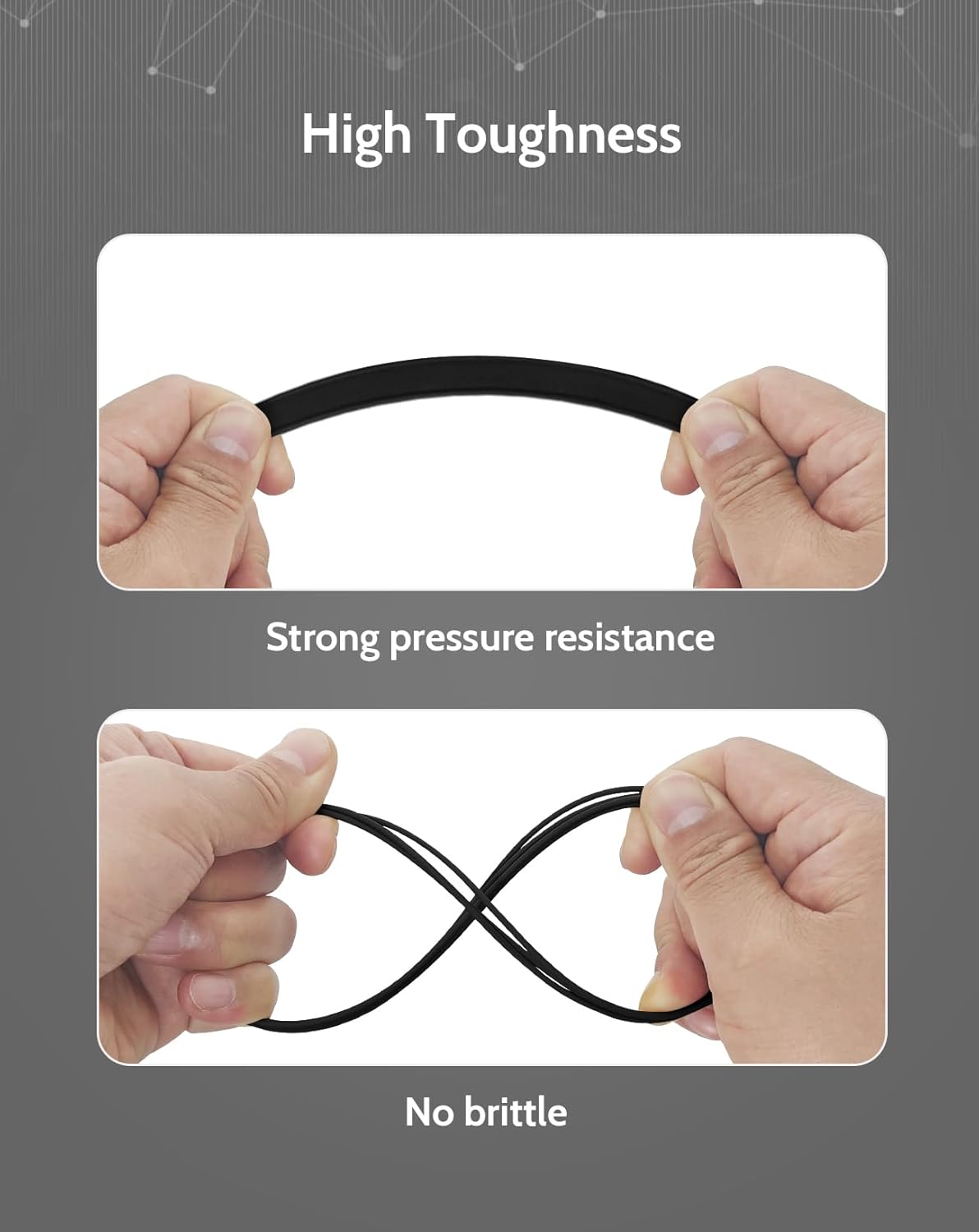 DURAMIC 3D PLA+ Filament 1.75mm 1Kg Black, PLA Plus Filament 1Kg Spool(2.2lbs) Tougher and Stronger, Dimensional Accuracy Probability +/- 0.02mm