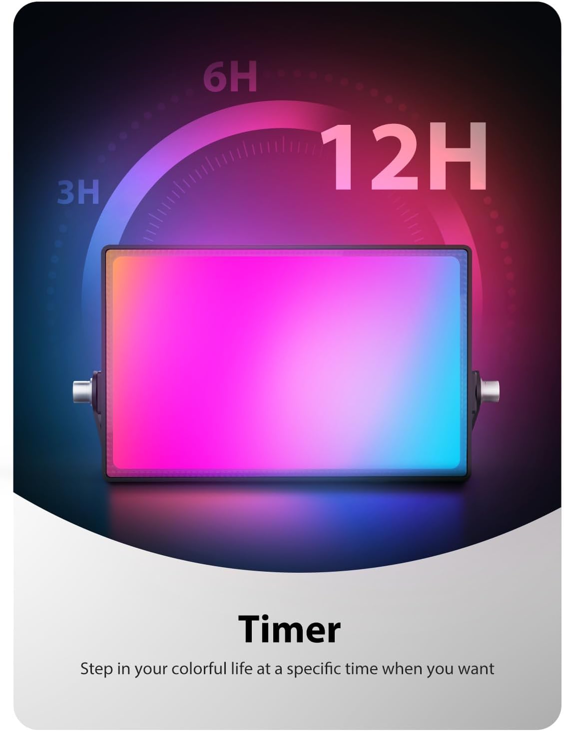 Onforu LED Flood Light Outdoor 1000W Equivalent, 150W Color Changing RGBW Floodlight with Remote, Stage Lights Uplights for Events, IP66 Uplighting Spotlight Floor Strobe Light for Christmas 4 Pack