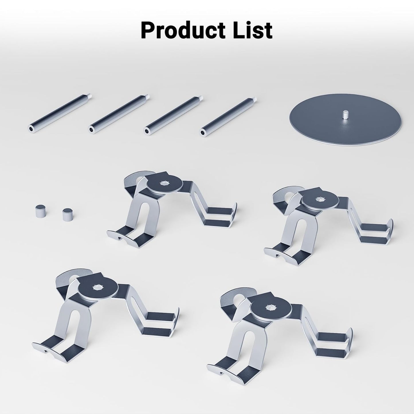 Gaming Controller Holder Aluminum Alloy 4 Layers,360-degree rotatable Headphone Stand,Gaming Controller Stand for Xbox PS5 PS4 Switch,Gaming Controller Headset Holder for Gaming Accessories