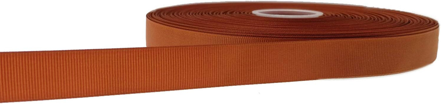 Jesep One Roll 100 Yards 3/4" Soild Grosgrain Ribbon Boutique Gift Wrapping Package Ribbon, DIY Crafts Bow Hair Headband Accessories Assorted Ribbon#842 (3/4" 20mm, Coffee)
