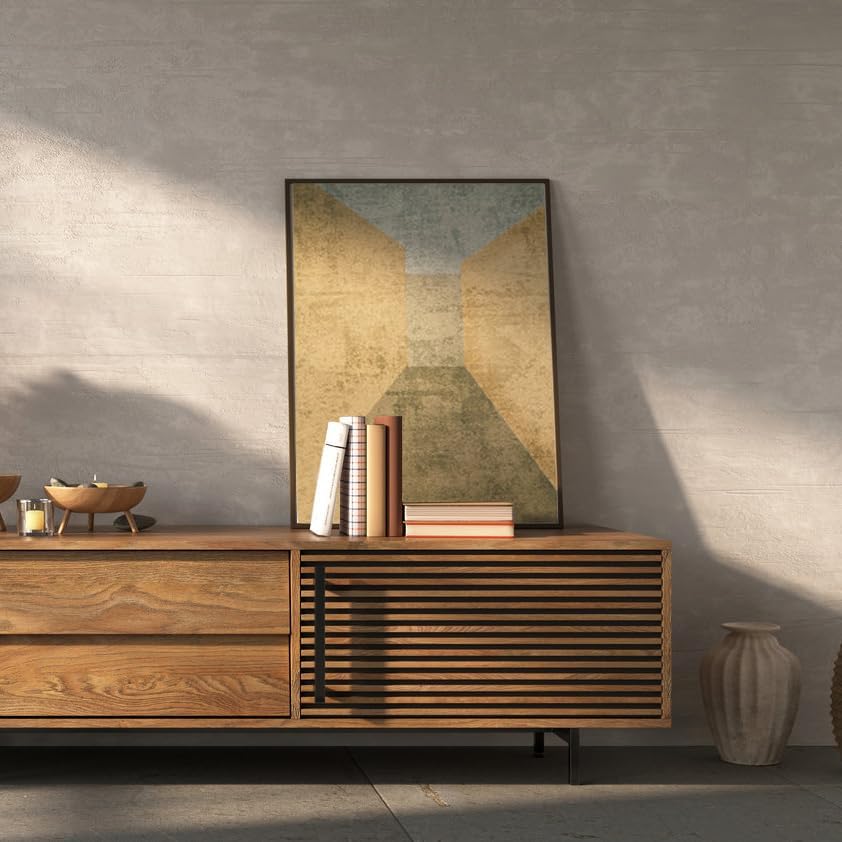 KTKDE A1 Black Modern Picture or Poster Frame,23.4x33 Poster Frame Black Woodgrain, Vertical & Horizontal Wall Hanging Large Picture Frame for Photos, Posters & Art Prints