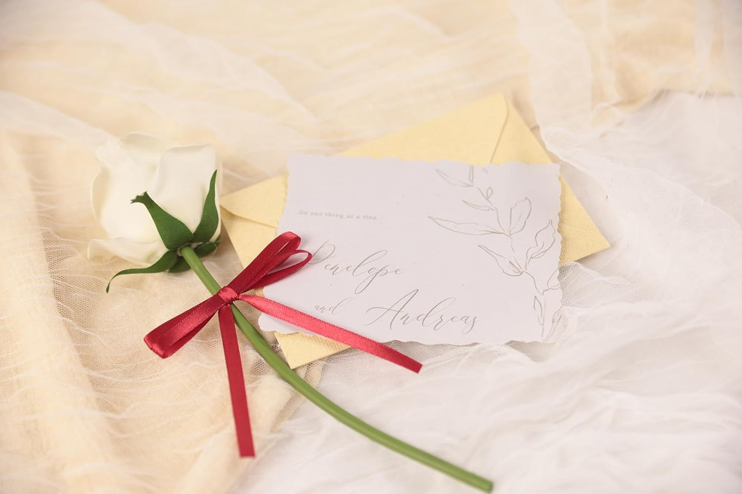 Scarlet Red Satin Ribbon 1/4 inch X Continuous 50 Yards, Single Face Polyester Ribbon Perfect for Gift Wrapping, Flower Bouquet, Wedding Decor, Crafts, Bow Making, Sewing and More