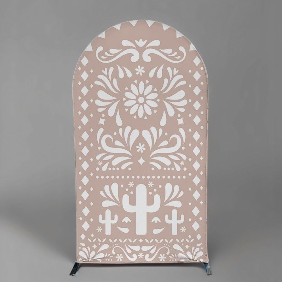 Mexico Theme Arch Stand Covers Fiesta Wedding Party Elastic Fabric Background Birthday Baptismx Baby Shower Decor Props (90x180cm(W35''H72''),G-3762)