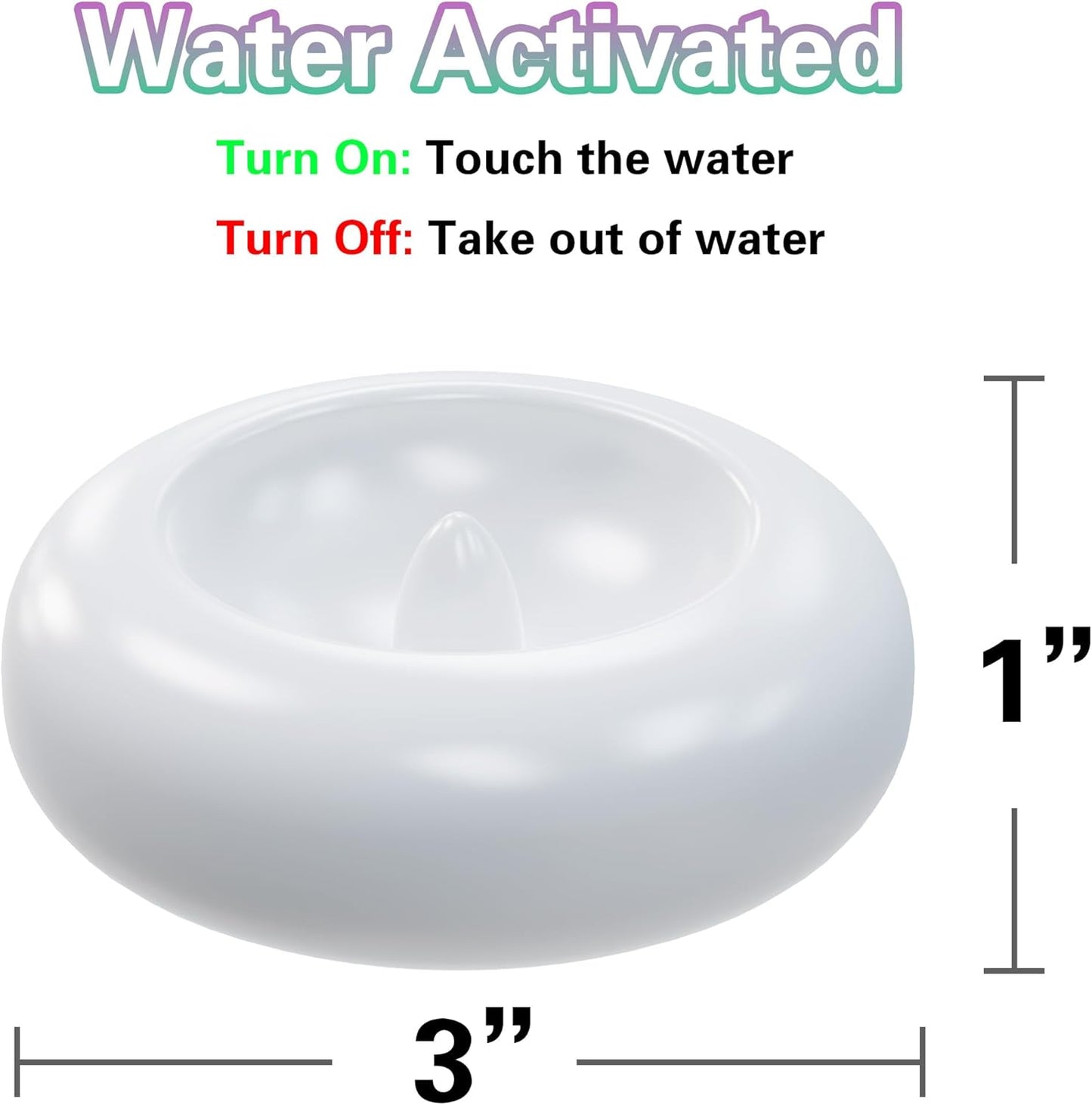 Aignis 24pcs Flameless LED Floating Candles, 120+ Hours Glow Time, 3 Inch Plastic Battery Operated Tealights, Cozy Warm White Light for Romantic Pool/Bathtub/Hot Bath/Wedding Centerpiece Decor