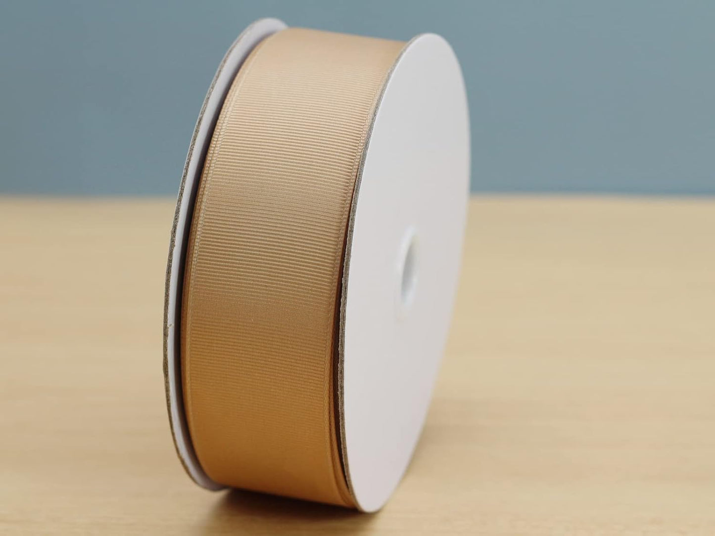 Jesep One Roll 50 Yards Khaki Soild Grosgrain Ribbon 1-1/2 inch Boutique Gift Wrapping Package Ribbon, DIY Crafts Bow Hair Headband Accessories Assorted Ribbon #835 (38mm)