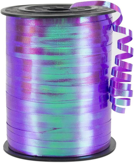 KMER LIFE Purple Gradient Curling Ribbon, 1/5" Wide x 500 Yards Christmas Curling Ribbons for Gift Wrapping, Party Decoration, Balloon String, Crafting, Balloon Ribbons for Florist Flower (1 Roll)
