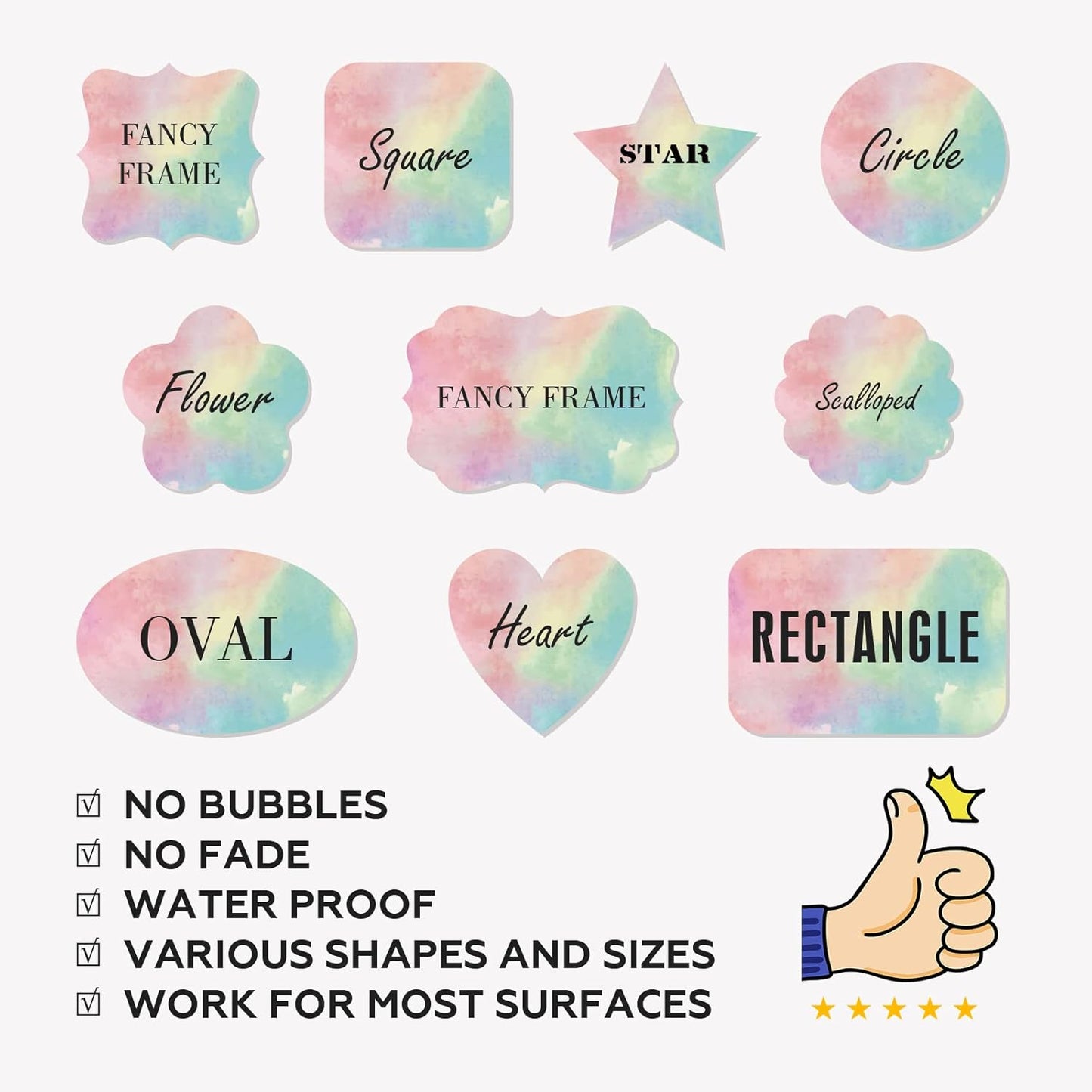 Custom Stickers Personalized Labels - Customized Stickers with Any Design Image Logo Text,Custom Stickers for Business Logo,Custom Thank You Label Stickers,100 Labels (Oval,3"x2")