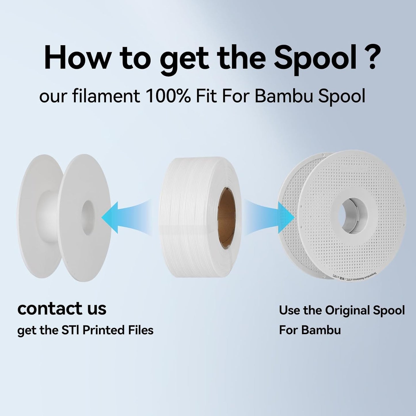 Kingroon PLA Filament 1.75mm Without Tray 3D Printer Filament 1kg PLA Filament Dimensional Accuracy +/- 0.02mm,Fit Most FDM Printer,White