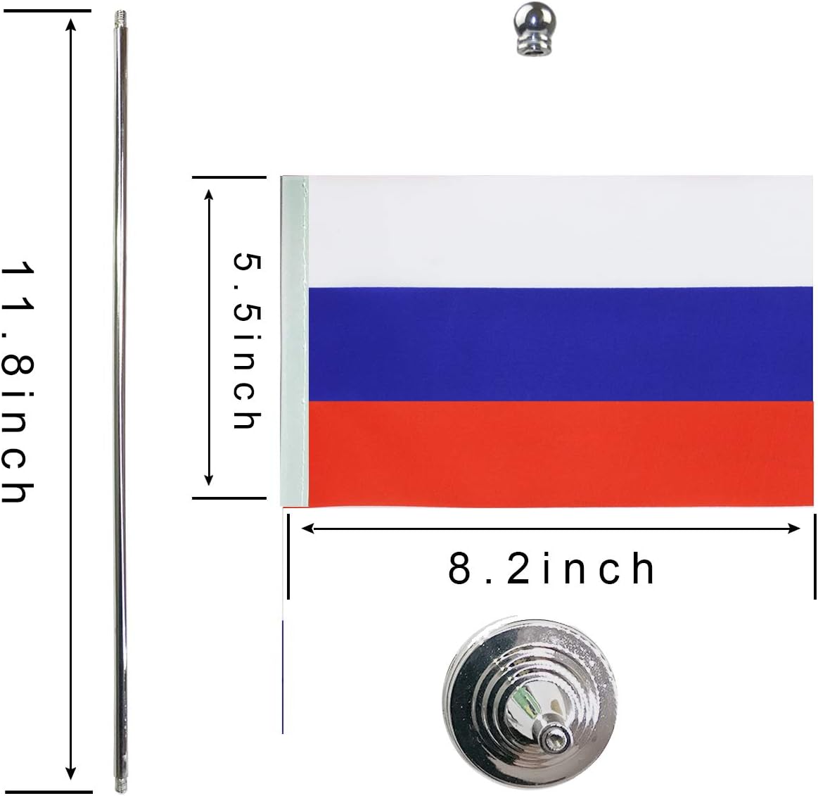Russia Russian Flag Table Desk Flags,Office Flag,International World Country Flags Banners,Festival Events Celebration,Office Desk Home Decoration