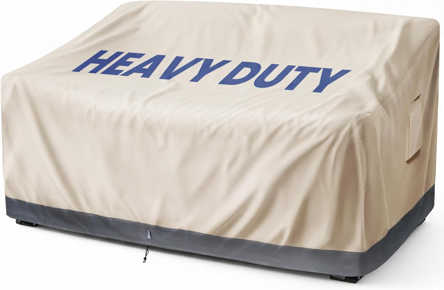 Extra Heavy Duty Outdoor Couch Cover Waterproof, Large 3-Seater Patio Sofa Cover, Lawn Patio Furniture Covers with Air Vent, 85"W x 37"D x 35"H