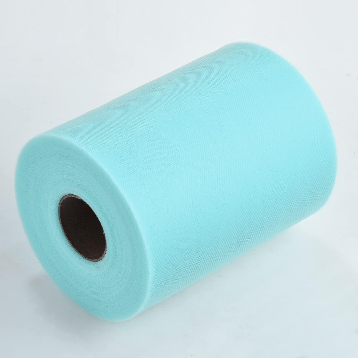 Tulle Rolls 6” by 100 Yards (300 feet) Tulle Roll Spool Fabric for DIY Tutu Skirts Wedding Baby Shower Crafts Decorations Party Supplies(New Turquoise)