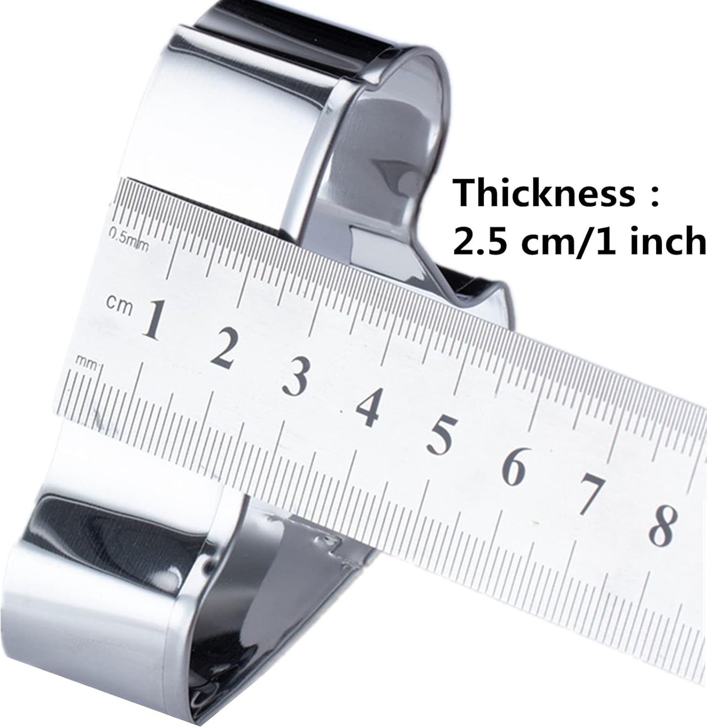 Large Size Dress Shaped Cookie Cutter, Stainless Steel Off-the-shoulder Wedding Princess Dress Cookie Cutter, 4.3 Inches