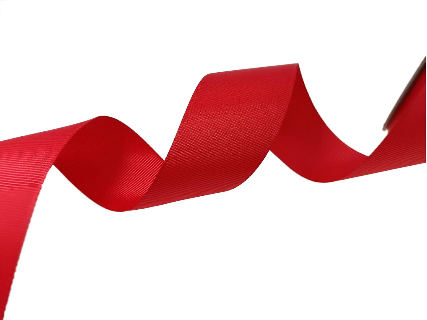 Jesep One Roll 50 Yards Soild Grosgrain Ribbon Boutique Gift Wrapping Package Ribbon, DIY Crafts Bow Hair Headband Accessories Assorted Ribbon#235(1 1/2" 38mm, Red)