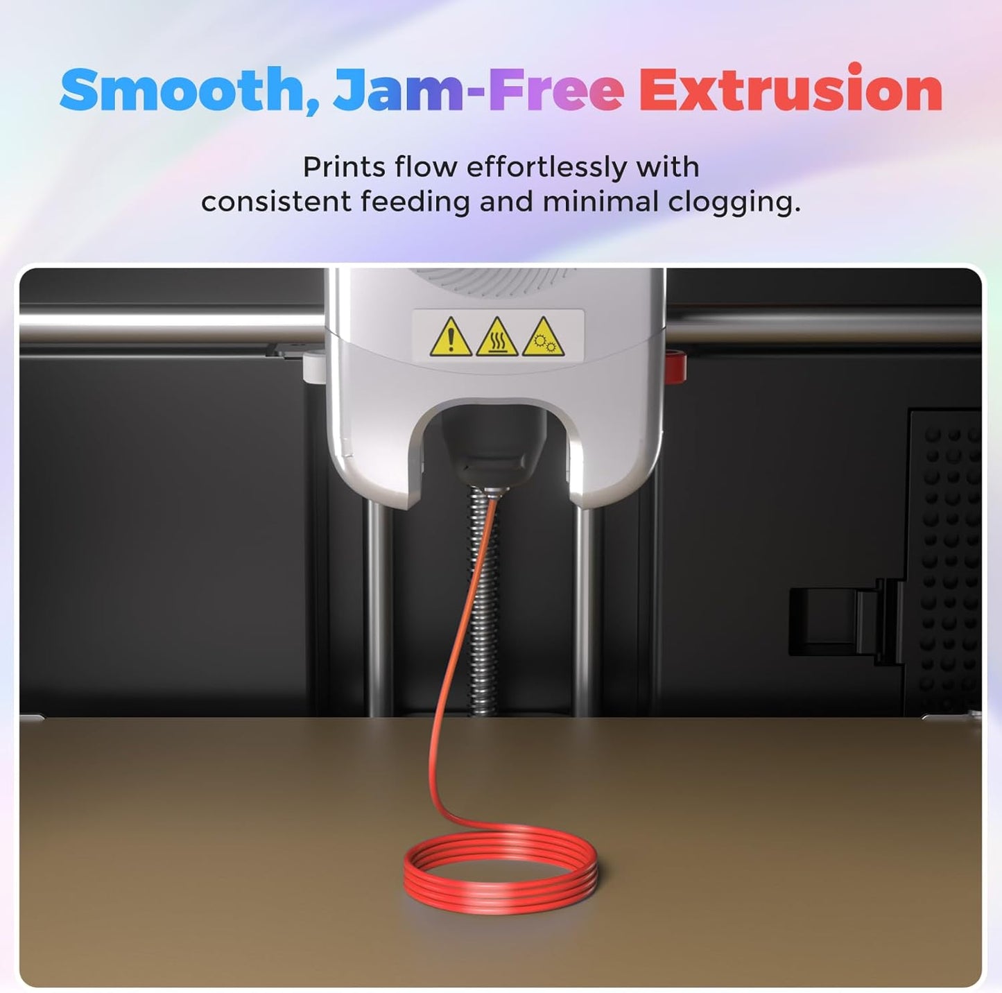 FLASHFORGE Silk PLA Filament 1.75mm Gold to Red Gradient, 3D Printer Filament 1kg (2.2lbs) Spool, Smooth and Silky Texture 3D Printing Filament, Dimensional Accuracy +/- 0.02mm